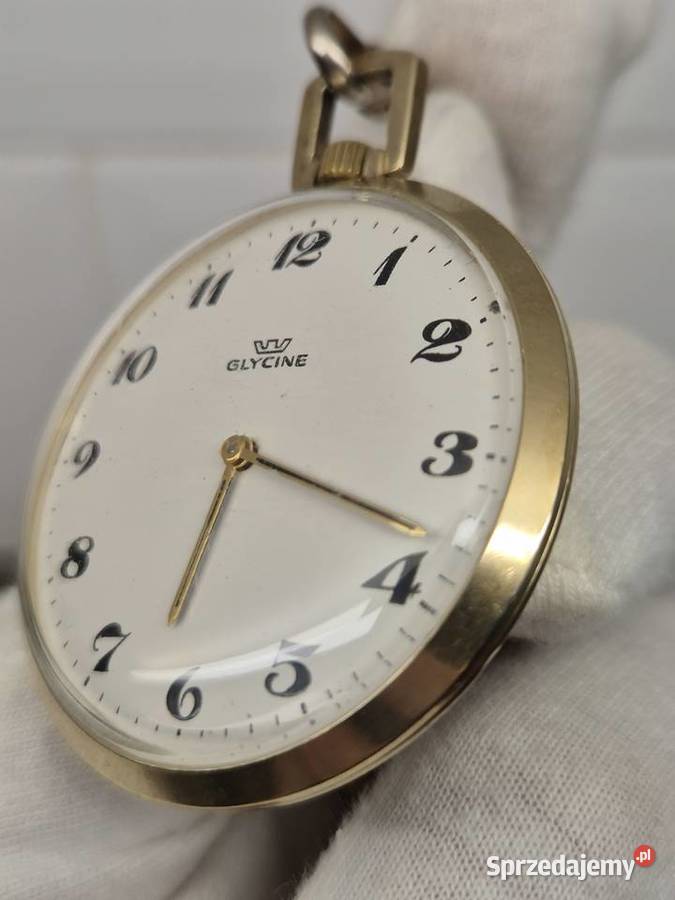 Kieszonkowy pocket watch Glycine Chorzów