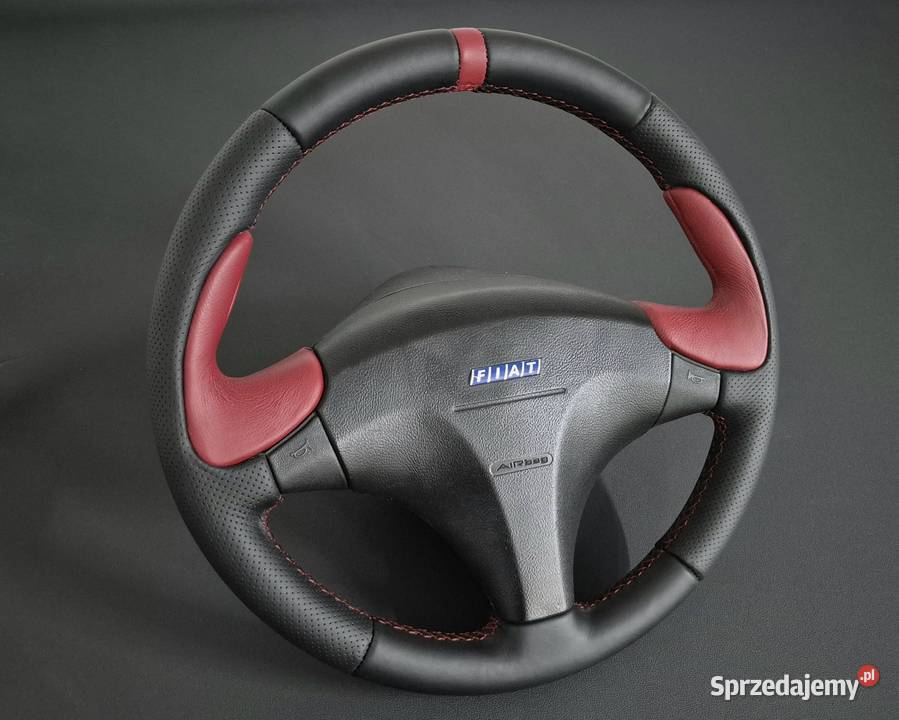 Kierownica fiat barchetta nowa naturalną skóra Śmigiel