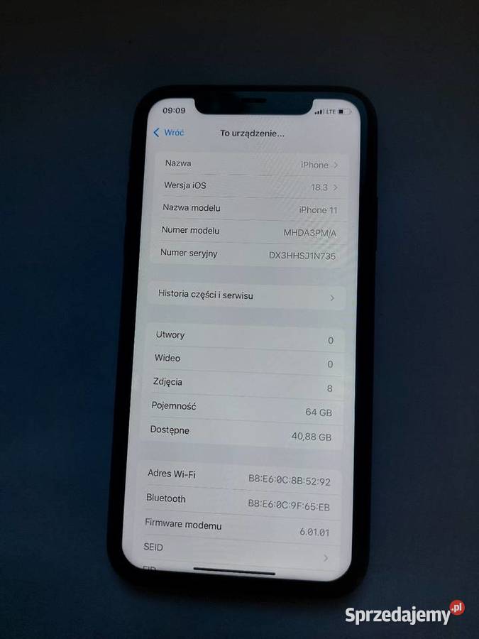 iPhone 11 64GB 83 Czarny idealny stan 100 Warszawa
