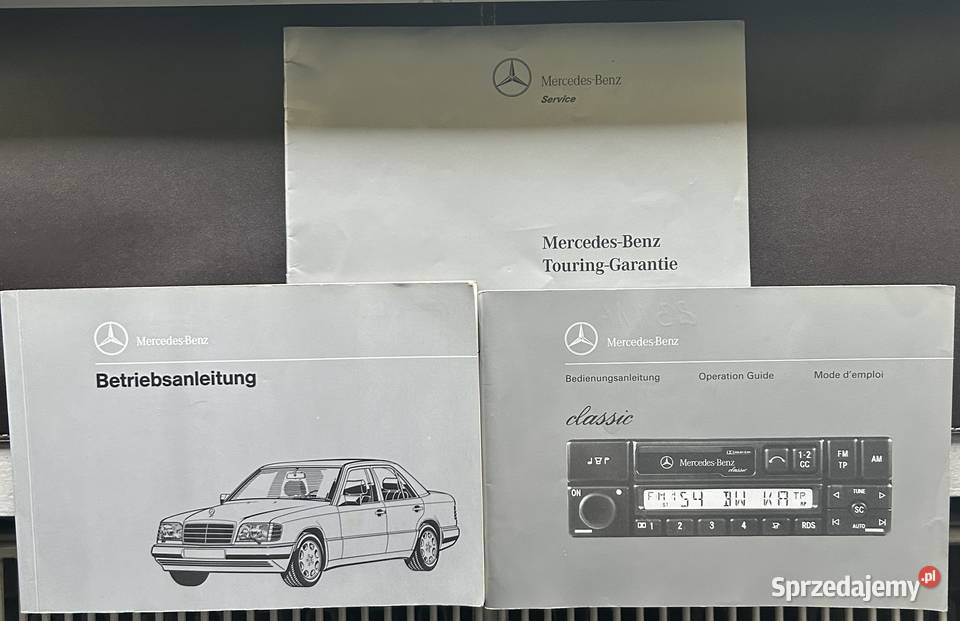 Instrukcje obsługi Mercedes W124 Pozostałe Starowa Góra