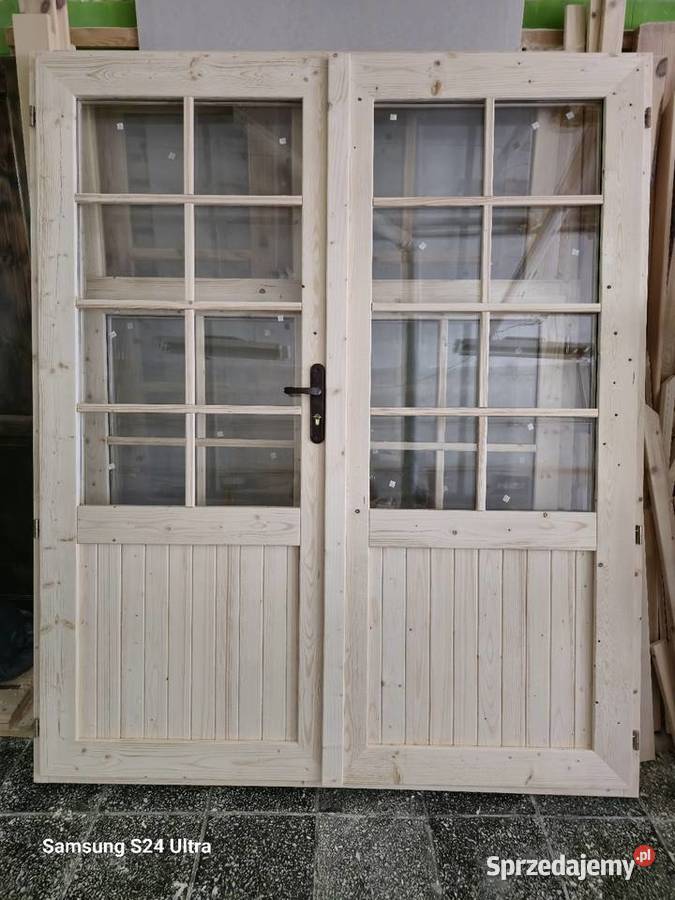 Drzwi drewniane 150 x 200 Producent Wrocław sprzedam
