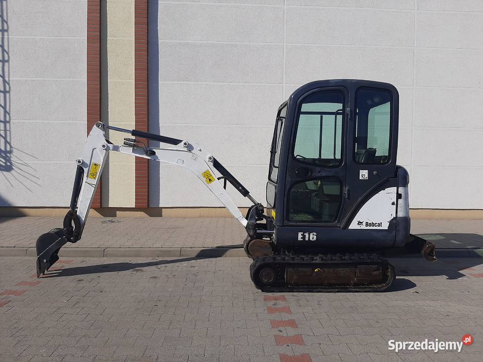BOBCAT E16 2012 r minikoparka GWARANCJA MOŻLIWY Koparki Gniezno sprzedam