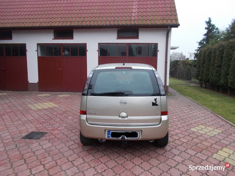 OPEL MERIVA 16 benz z GAZEM 2007 r 5 drzwi beżowy