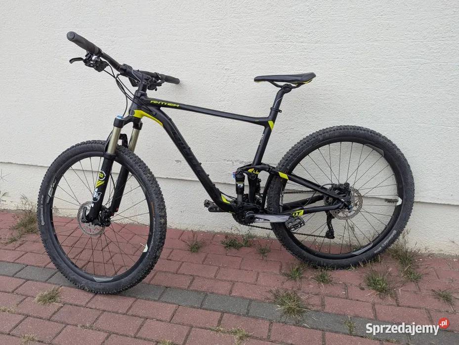 Rower górski MTB full giant anthem rama L koła Sanok