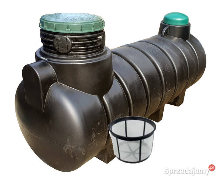 ZBIORNIK NA WODĘ DESZCZOWĄ 1000L FILTR SIATKOWY Trzebnica