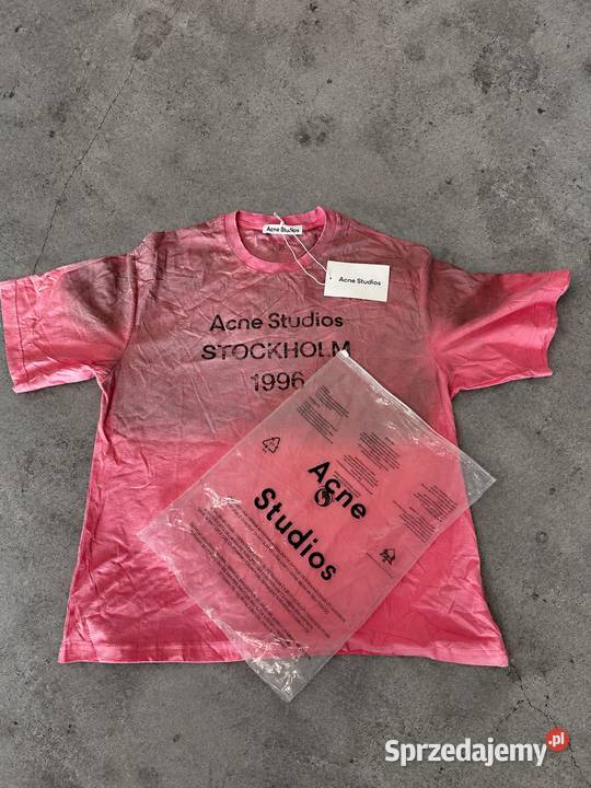 Tshirt Acne studios pink Wrocław