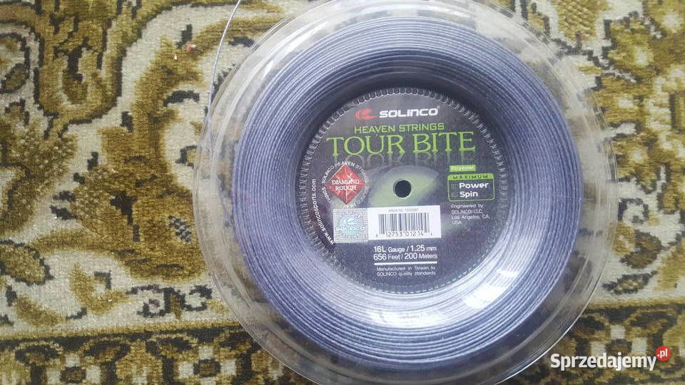 Naciąg tenisowy Solinco Tour Bite Diamond rough Ostrów Wielkopolski