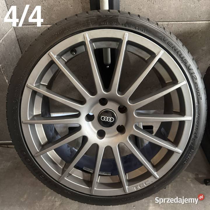 19 Audi A4 A5 felgi koła komplet z oponami 5x112 Samochodowe Lubasz