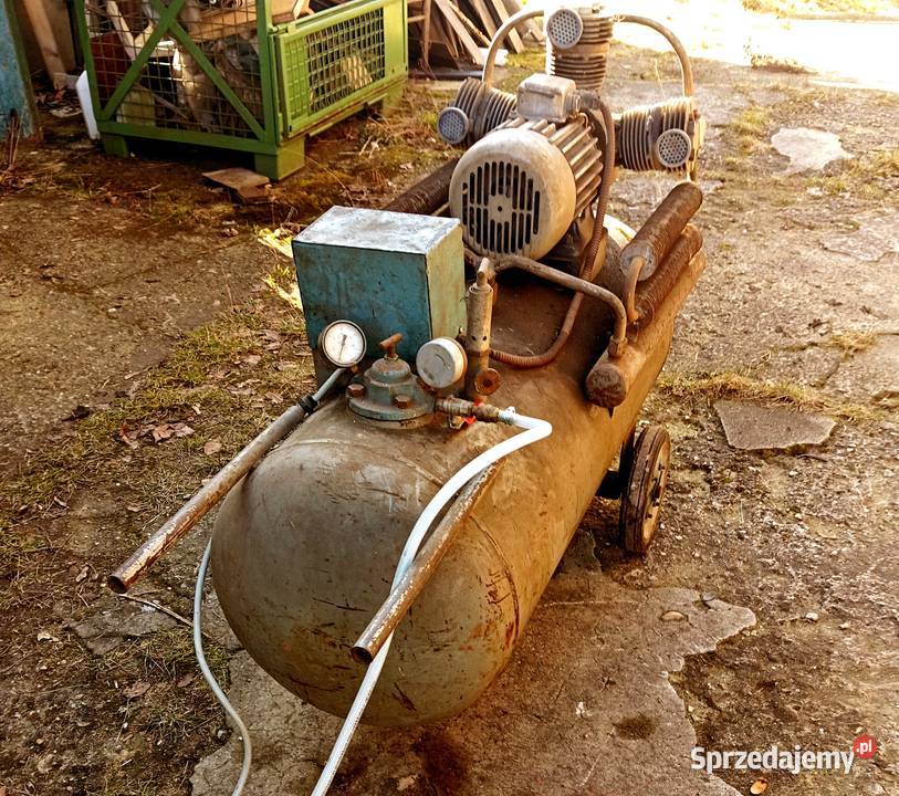 kompresor 380v 3 tłokowy Oryginał Ciasna