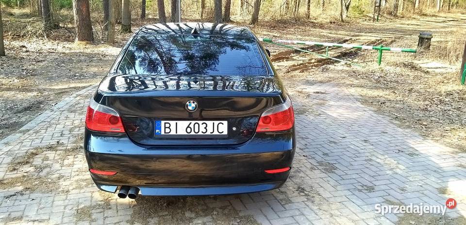 BMW E60 520i LPG Stag M54 170 sedan skóry 4/5 Samochody osobowe Białystok