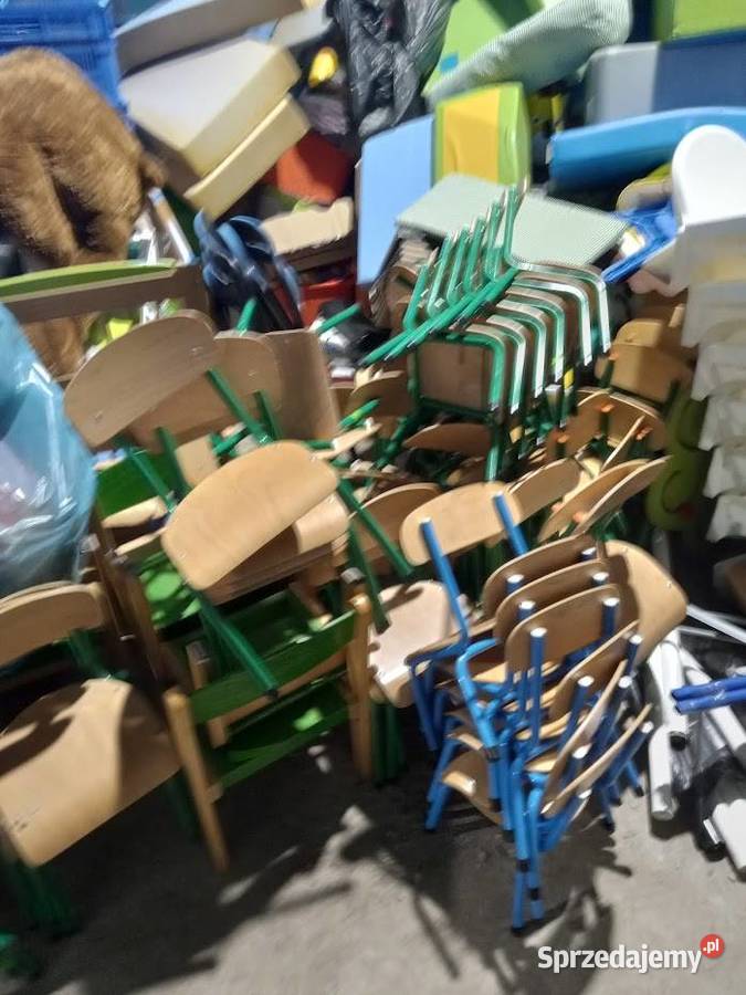 stoliki krzesełka leżaczki do żłobka przedszkola Kąty Wrocławskie