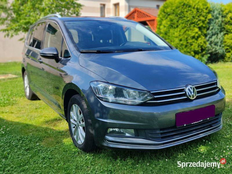 VW TOURAN 2016 16 TDI panorama aktywny tempomat manualna Lubliniec