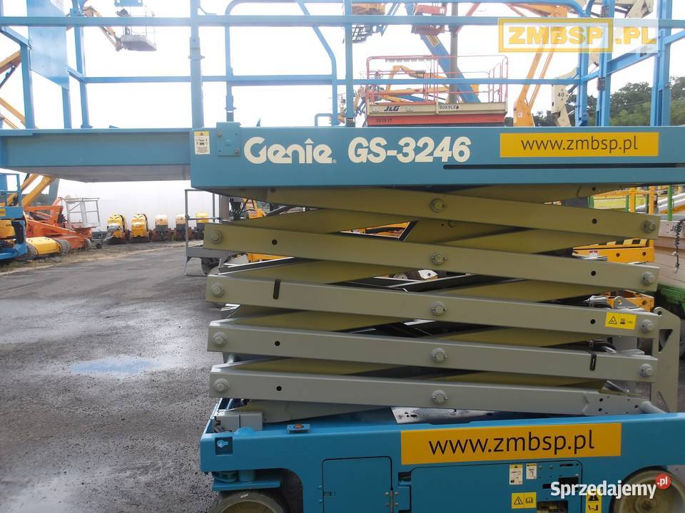Podnośnik nożycowy zwyżka Genie GS3246 nowe koła wielkopolskie Pleszew
