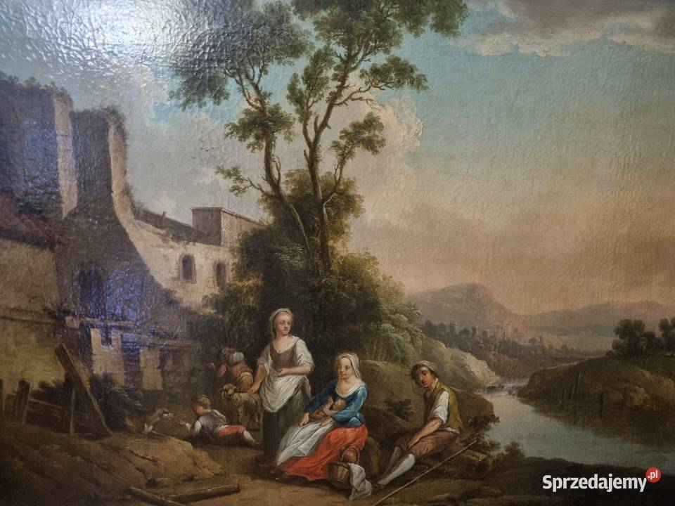 Obraz XVIII w Olej na płótnie 100x118 Warszawa