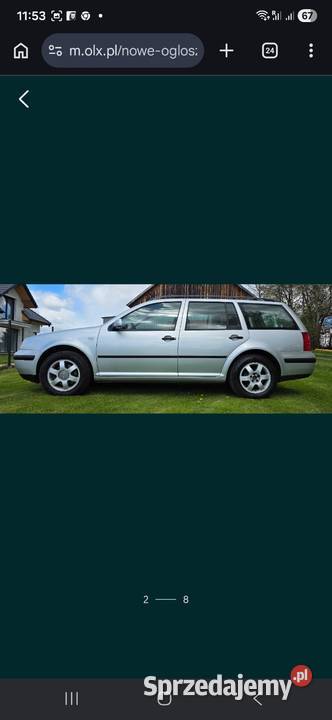 Volkswagen Golf combi diesel diesel Lipnica Dolna