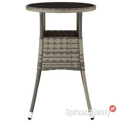 vidaXL Stolik ogrodowy 60x75 szkło hartowane i Warszawa