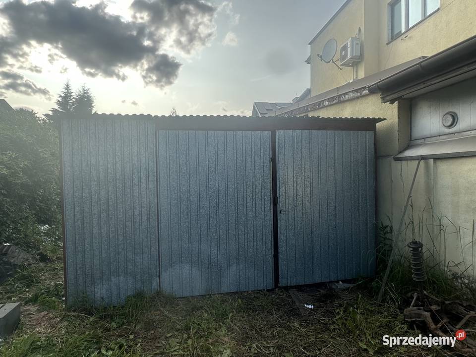 Garaż 6x4m z grubej blachy