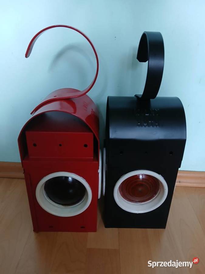 Stara lampa kolejowa na nafte Antyki Kraków