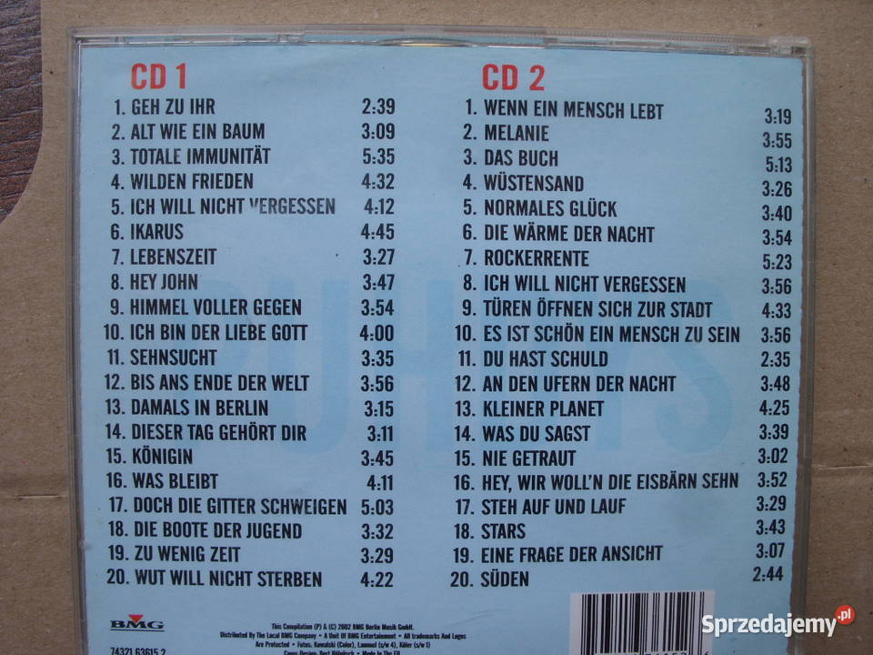 Rock CD PUHDYS 2002 2003 2 CD Wołów