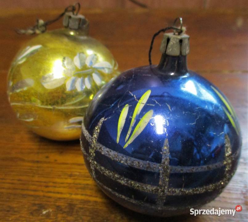 Bombki Szklane lata 60 PRL mazowieckie Nieporęt sprzedam