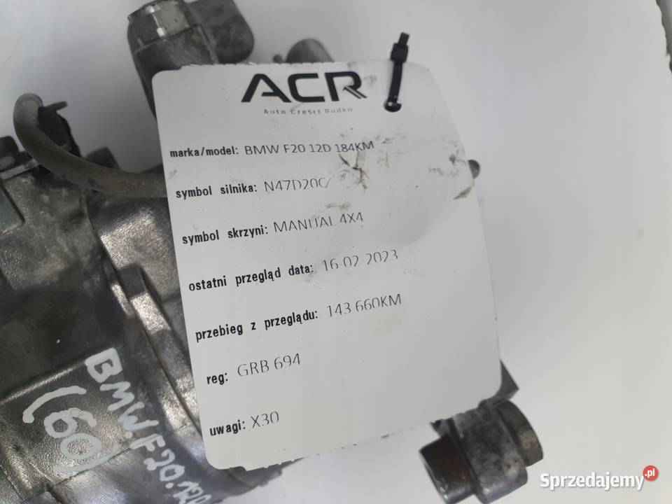 SPRĘŻARKA KLIMATYZACJI BMW F20 20 D pompa osobowe Kompresory klimatyzacji Chełm sprzedam