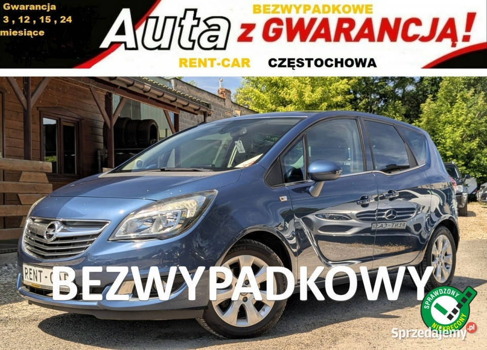 Opel Meriva 14i101OPŁACONY isofix Częstochowa sprzedam