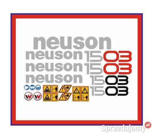 Naklejki Neuson 1503 Minikoparka Komplet Ełk