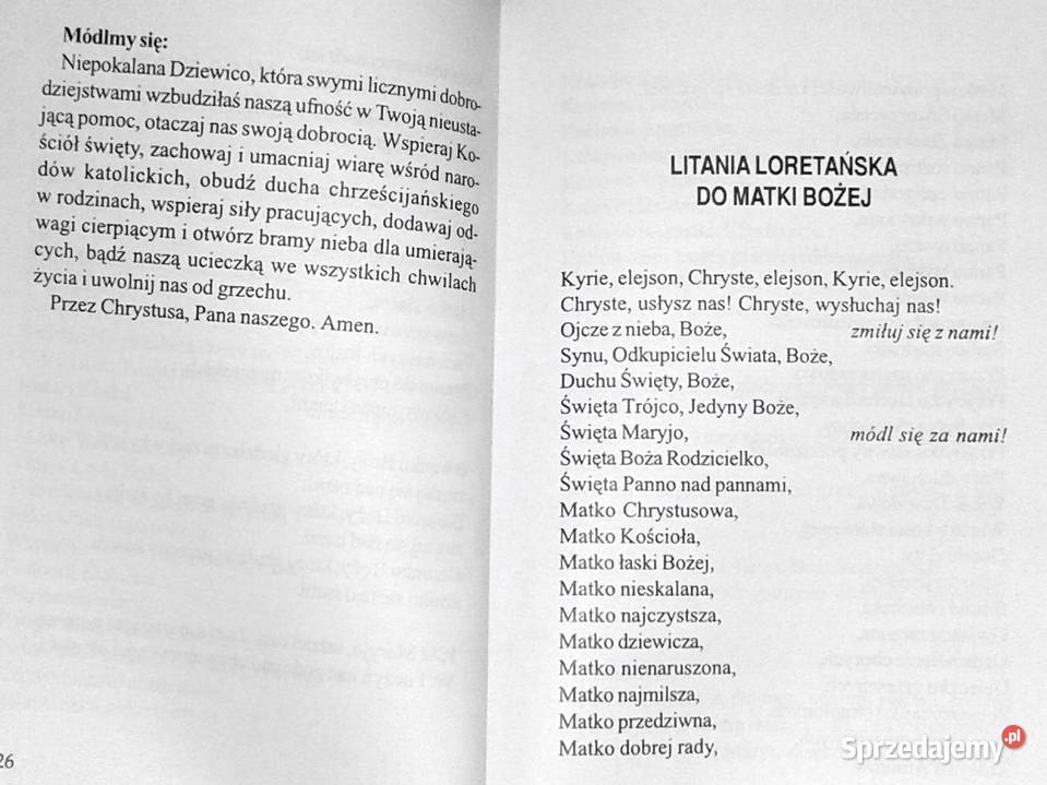 Modlitwy i pieśni misyjnomaryjne Janusz