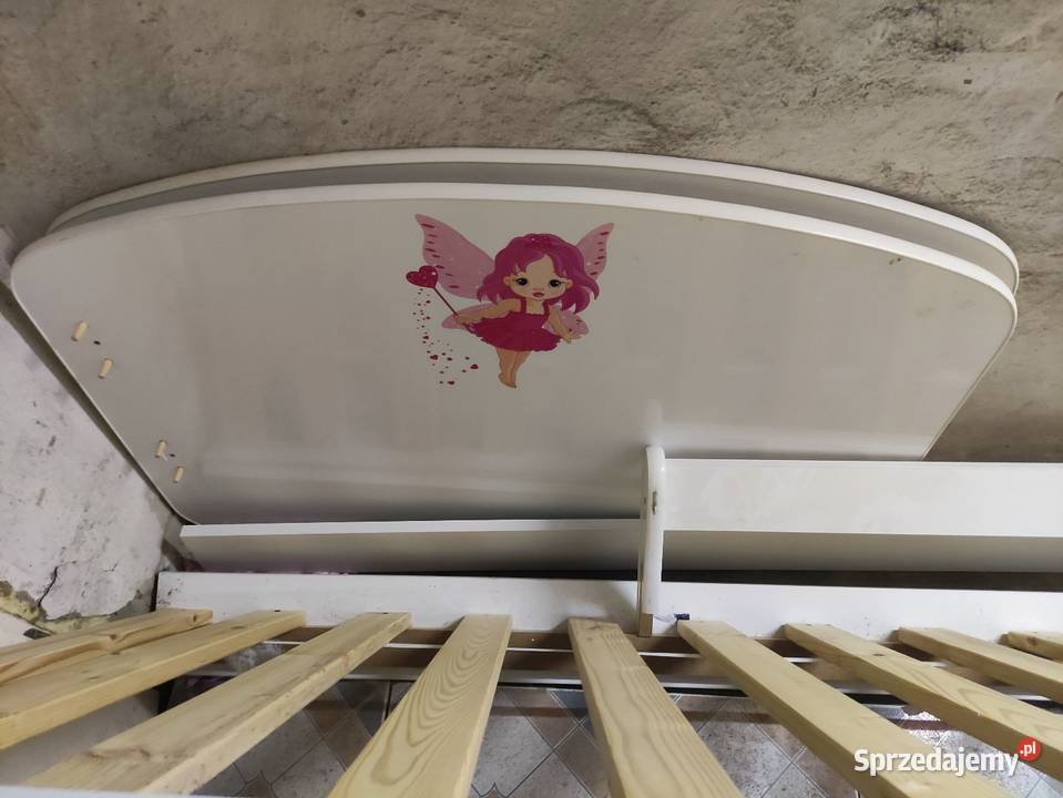 Łóżko Młodzieżowe Białe 90x200 Psary