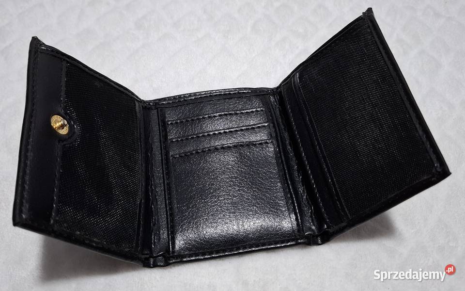 Portfel skórzany męski czarny 8x106 Czeladź sprzedam