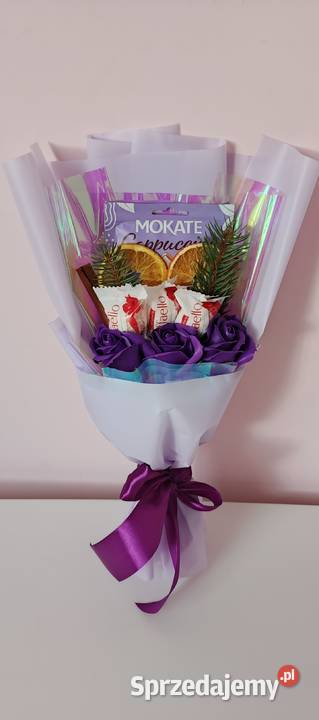 Świąteczny bukiet prezentowy cappuccino Czekolady i czekoladki dolnośląskie Wrocław