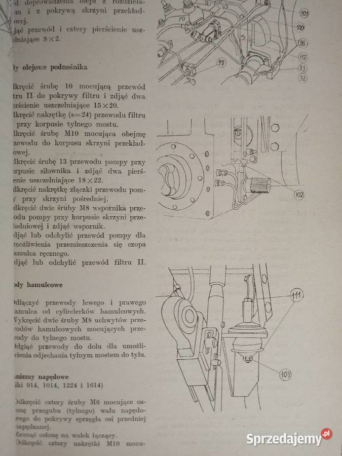 Katalog Ursus MF 255 oryginał z PRL Warszawa