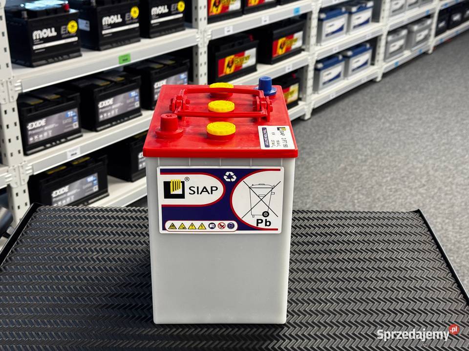 Akumulator trakcyjny SIAP 3PT190 T105 6V 237 Ah