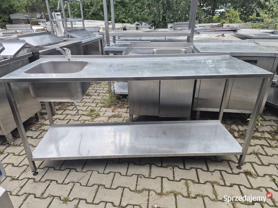 Zlew Gastronomiczny 1 Komorowy z Półką 1806085 B Ostrów Wielkopolski