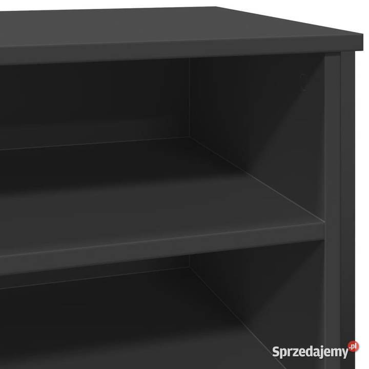 Szafka na buty czarna 80x38x78 materiał Warszawa