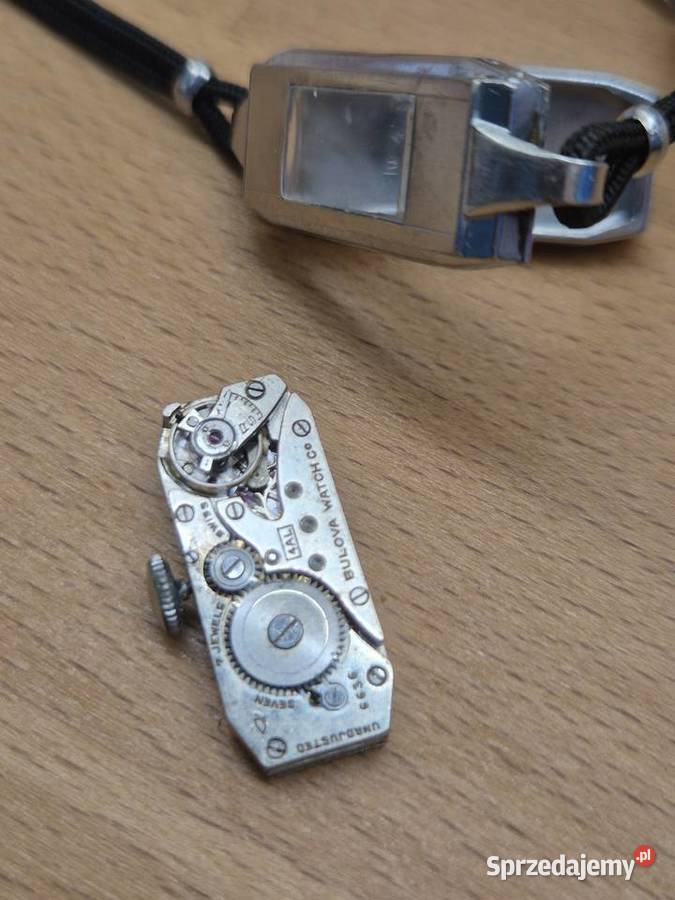 Zegarek vintage Bulova Tank Art Deco Ladies 1936 Chorzów