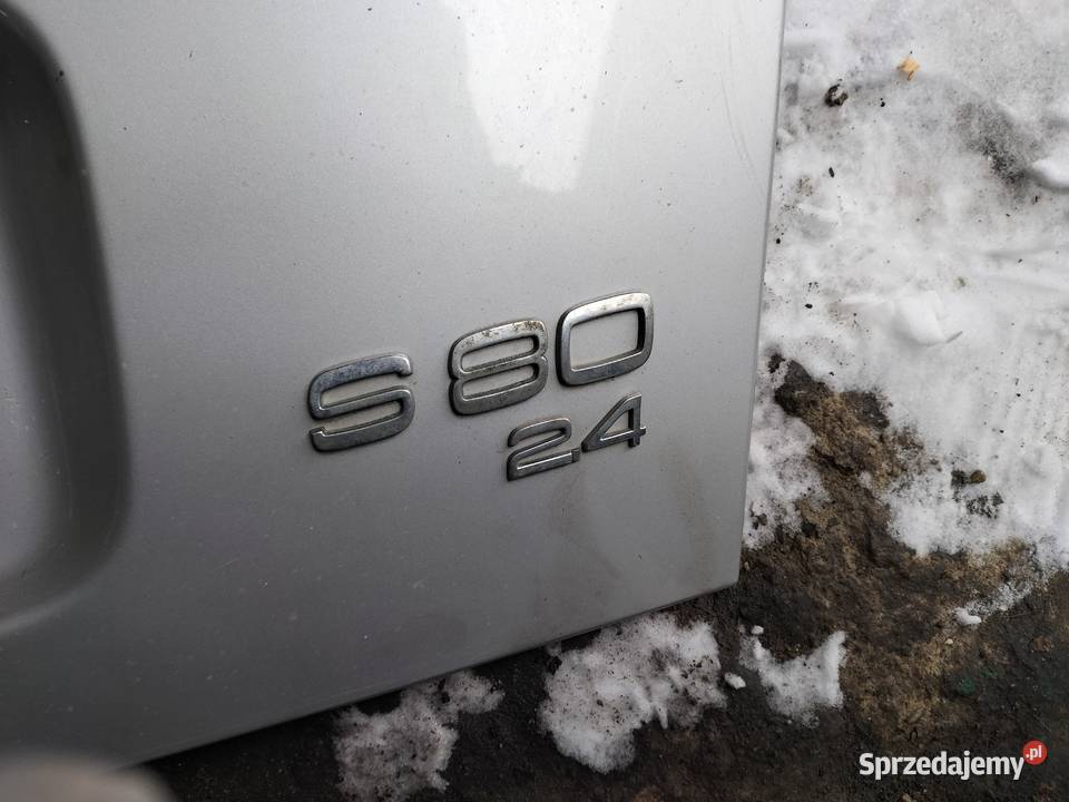 VOLVO S80 S 80 BLENDA KLAPY TYŁ NAPISY ZAMEK