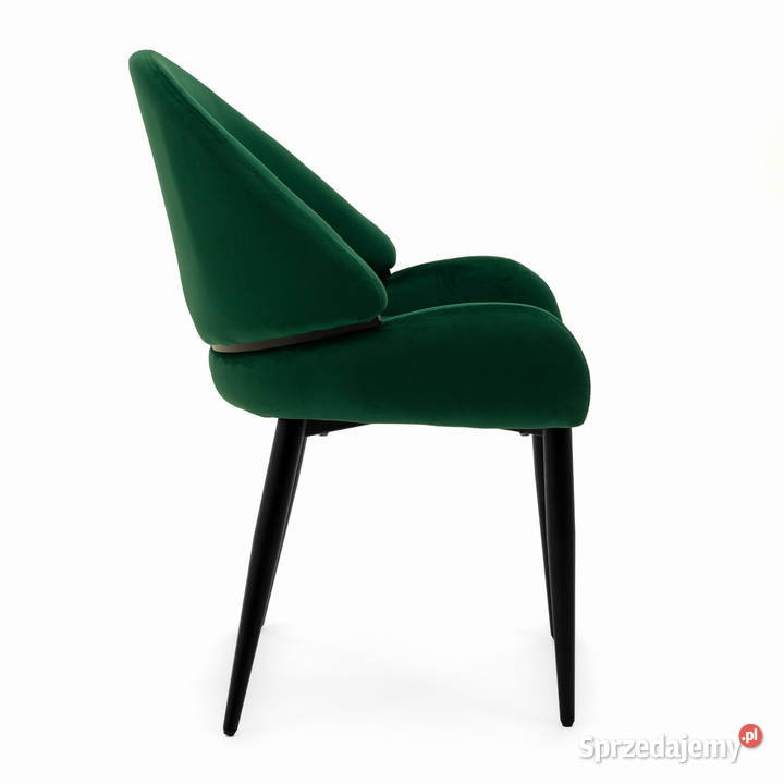 Krzesło Tapicerowane Bergamo Butelkowa Zieleń Tarchały Małe sprzedam