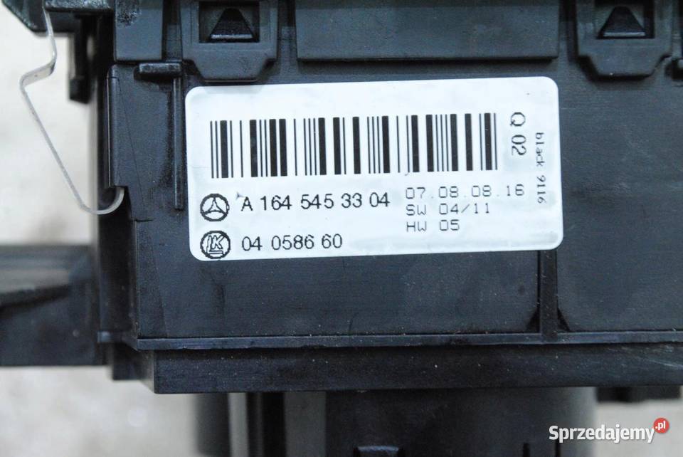 PRZEŁĄCZNIK ŚWIATEŁ MERCEDES ML W164 LIFT