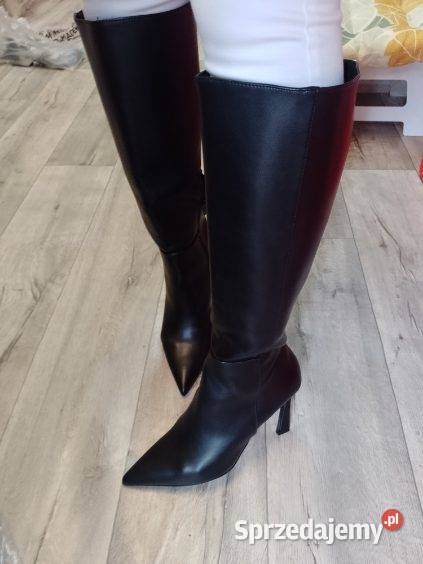 41 ASOS Design Czarne Kozaki szpilki wieczorowe 26.4cm Kraków
