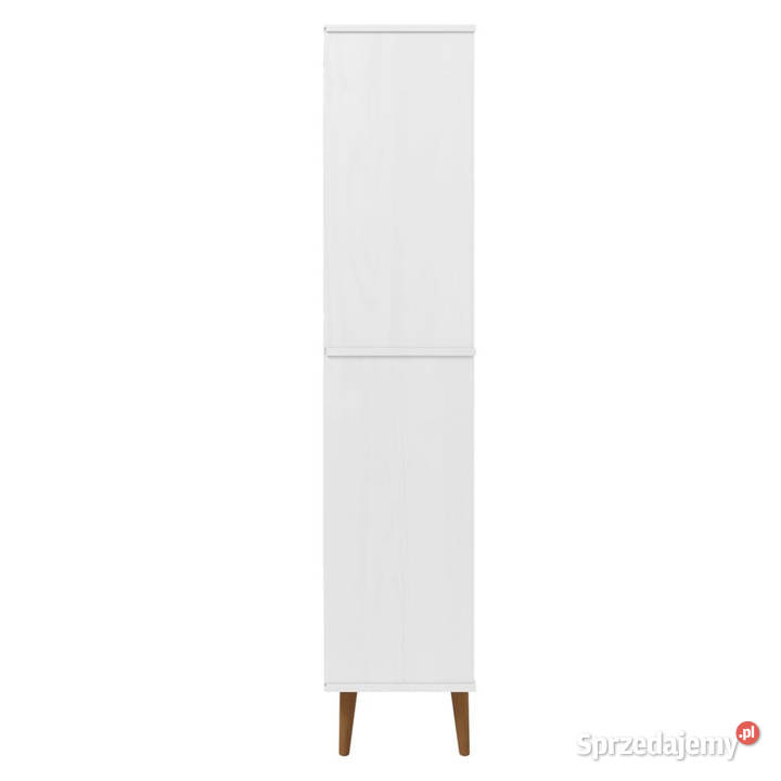 Szafka na książki MOLDE biała 85x35x1705 lita Warszawa