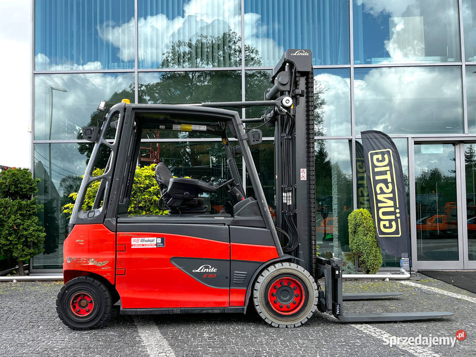 Wózek widłowy elektryczny Linde E50HL01600 5 ton Kęty