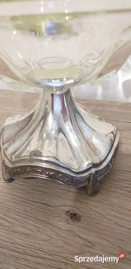 Patera posrebrzana pochodzenie Dania Przedbórz