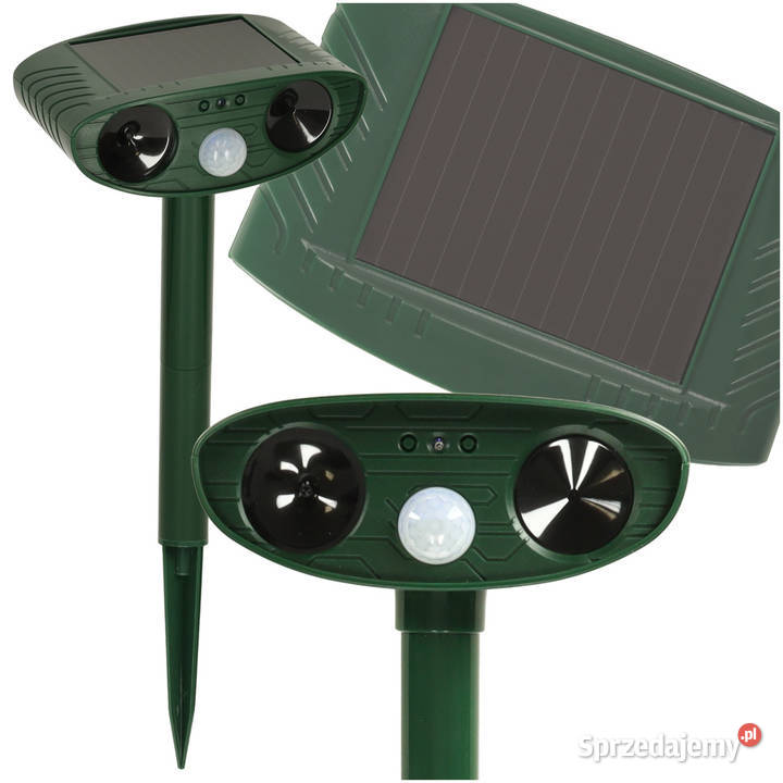 Odstraszacz solarny kretów na gryzonie kuny koty Warszawa