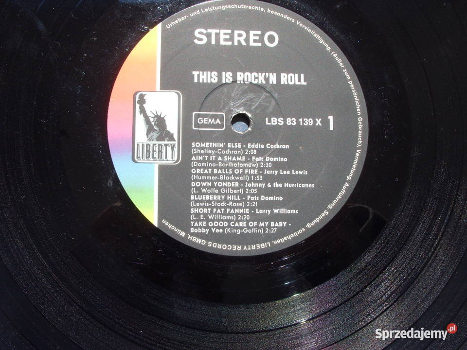 Winyl LP THIS IS ROCK N ROLL LIBERTY 1983 płyta winylowa Płyty i kasety