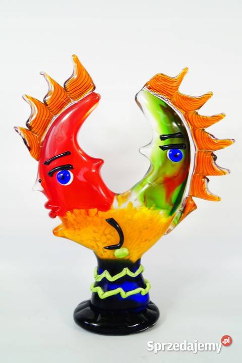 Murano style figura szklana księżyc księżyce Gizałki