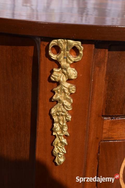 Komoda z Owalnym Blatem Stolik Okrągły Barok 3 Kraków