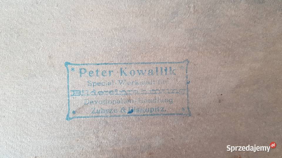 Secesyjny obraz H Lundberg 18751918 rama Peter Dąbrowa Górnicza