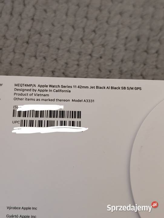 Sprzedam nowy Apple Watch Series 11 42MM Kraków sprzedam