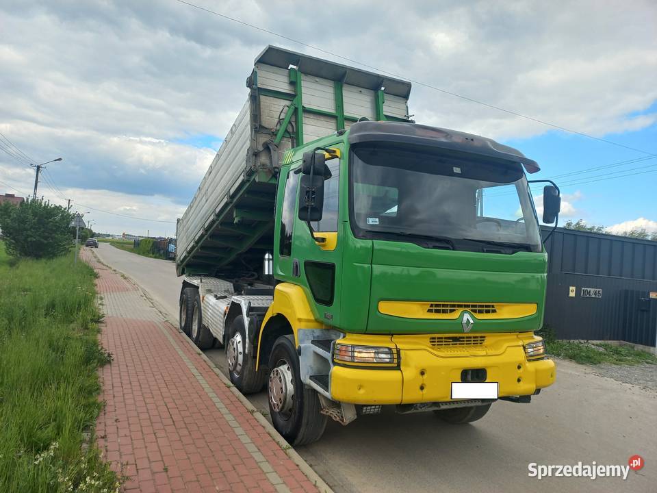 Renault Kerax 420 dci 8X4 Wywrotka 2x Hydroburta Motoryzacja Górki